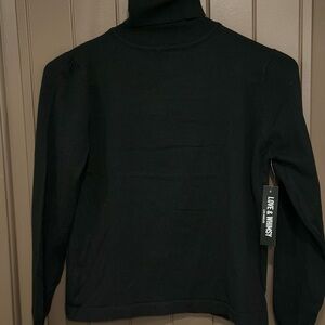 Black Turtleneck Sweater